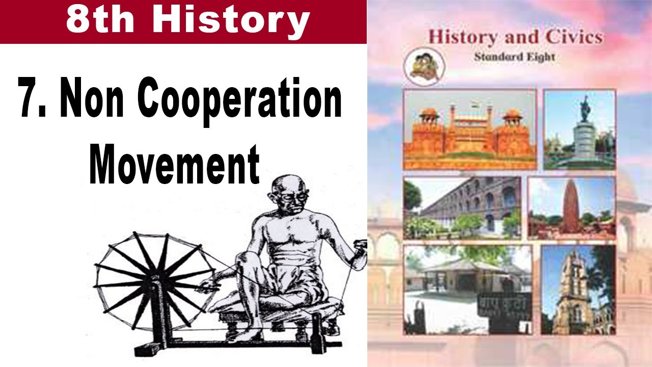 Non Cooperation Movement in Hindi | 8th standard History chapter 7 ...