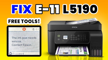 How to Fix Epson L5190 Ink Pad Needs Service (Error E-11) – Step-by-Step Guide