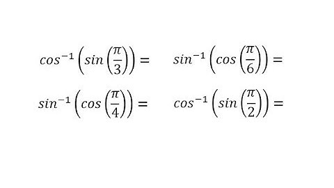 Inverse Trig Function Values of Trig Function Values Using Reference Triangles  (1st Quad)
