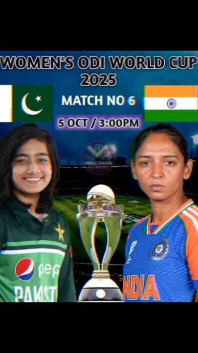 INDIA-W VS PAKISTAN-W | 05 october 2025 | world Cup