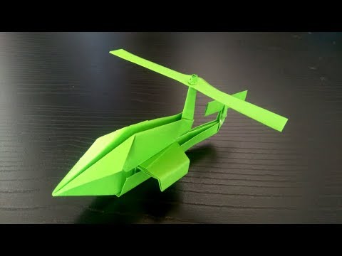 Video: Cómo Hacer Un Helicóptero De Origami
