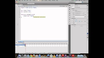 Using the timer in Adobe Flash part 1 from 092711