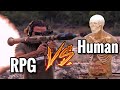 Testing the rpg7 on a human body