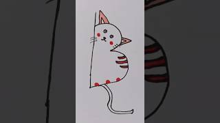 How To Make Easy Cat Drawing .