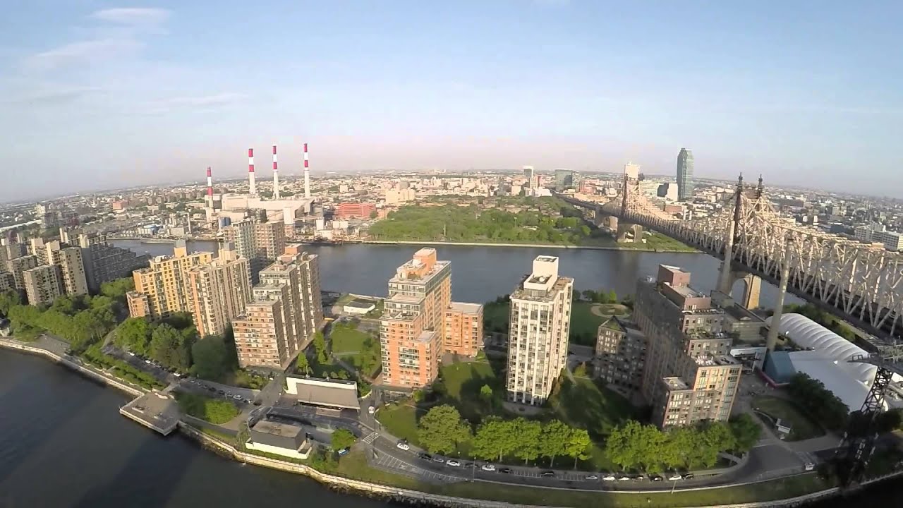 queens bridge new york city from a drone  youtube