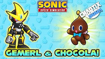 Unlocking Gemerl & Chocola Chao in Sonic Speed Simulator! (Chao School)