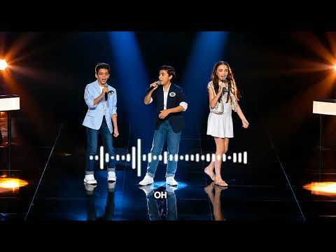 خطفوني - زكريا ونورا وبيو - فريق الشامي Thevoicekids | المواجهة الاخيرة