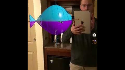 Flying Fish! 3d Exploration in GeoGebra Augmented Reality