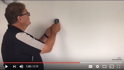 Using the Protimeter SurveyMaster to search and measure moisture