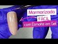 ESMALTAÇÃO EM GEL MARMORIZADA | Mundo Nails