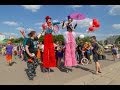 Российская Жонглерская Конвенция, парад жонглёров в Парке Горького (RJC 2014)