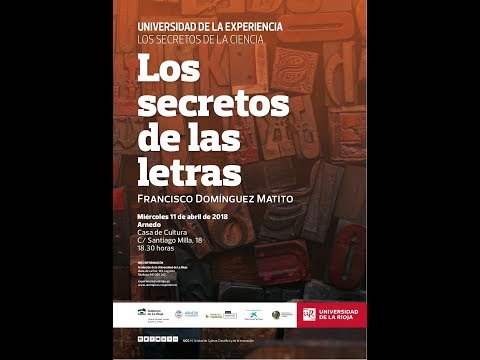 Conferencia ‘Los secretos de las Letras’