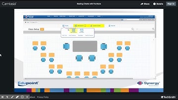How to create seating charts with furniture with SYNERGY
