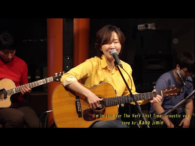 통기타가수 강지민 - I'm In Love For The Very First Time (Maywood) (acoustic ver.) class=