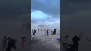 Massive Sandstorm Hits New York Beach 🌪️🏖️ | Crazy Weather #shorts