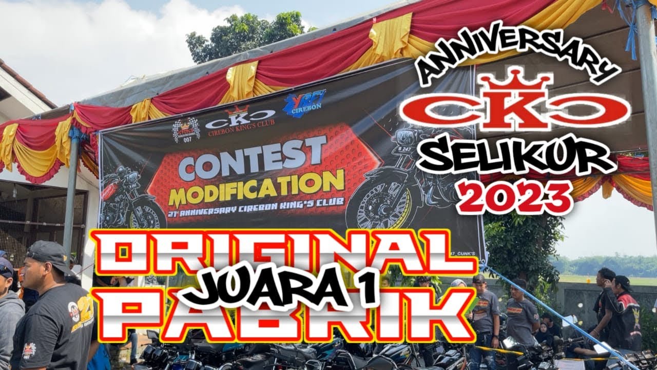 JUARA 1 KONTES RX KING ORIGINAL ANNIVERSARY 21 CKC CIREBON