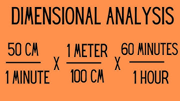 Dimensional Analysis - Unit Conversion with Multiple Conversion Factors