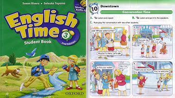 English Time 3 | Unit 10  downtown