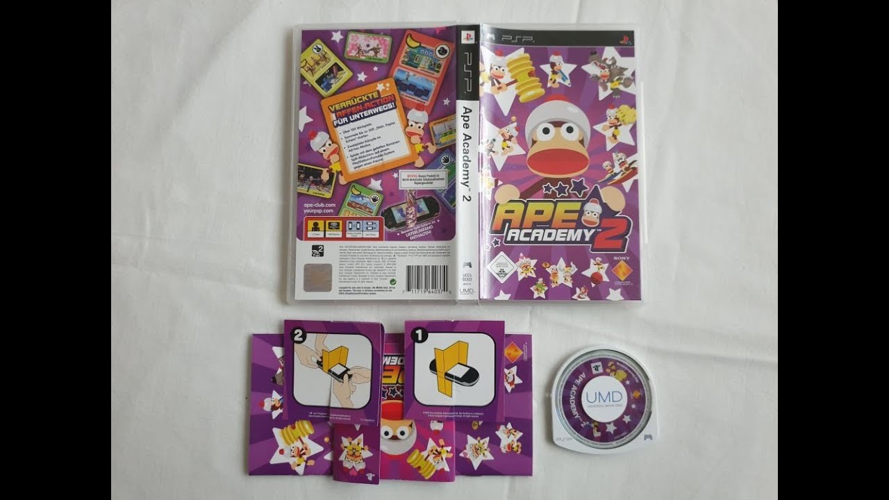 Ape Academy 2 (PAL) 4K Full Walkthrough No Commentary PSP