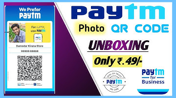Paytm Photo QR Code UNBOXING 🔥#paytm #paytmqrcode