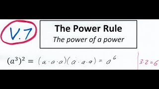 The Power Rule of Exponents