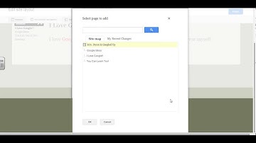 Google Sites: adding/changing sidebar and reorganizing pages