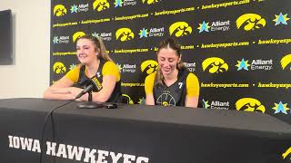 Hear from Layla Hays, Addie Deal before Iowa women’s basketball faces Washington 