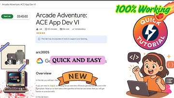 Arcade Adventure: ACE App Dev VI #arc3005 #qwiklabs  #arcade_facilitator