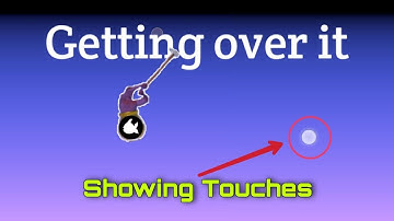 Getting over it Speedrun With Touches