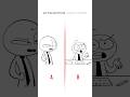 Turn Around 😜 A vs B (Animation Meme) #shorts