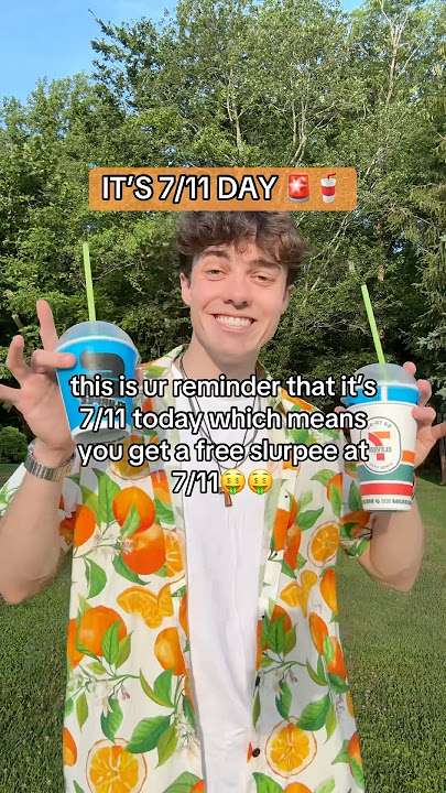 IT’S 7/11 DAY 🚨🥤