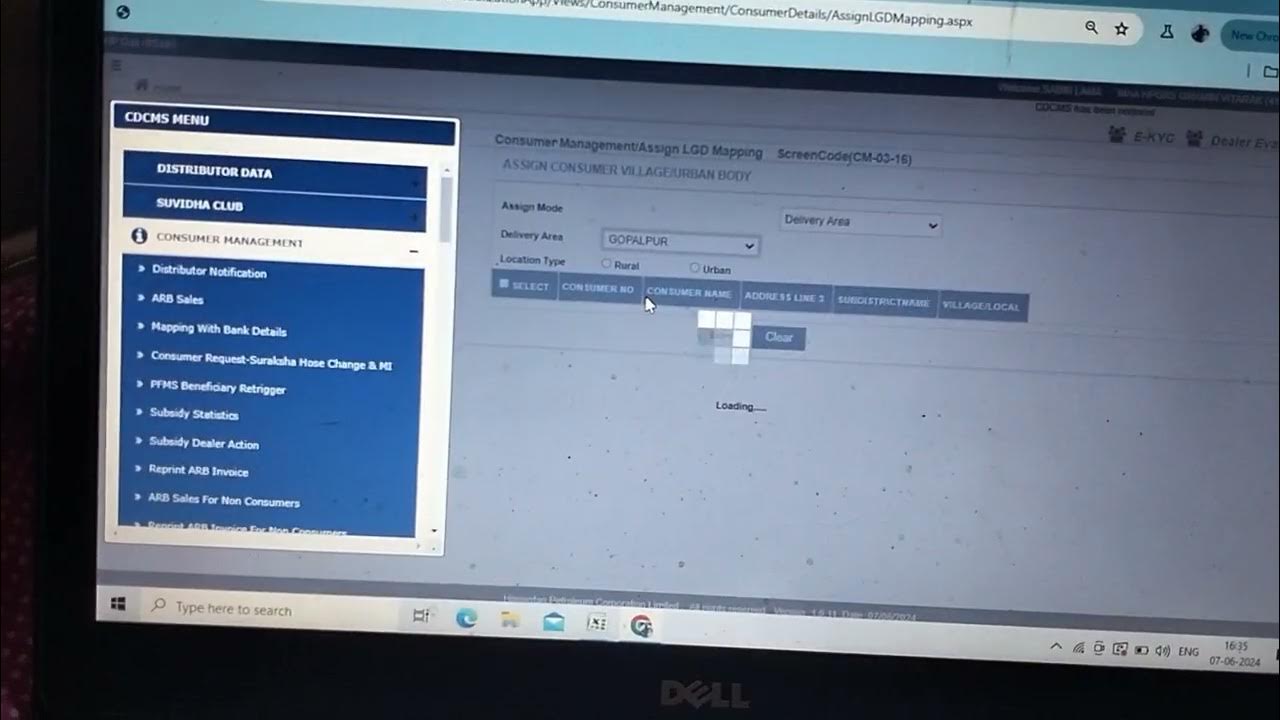 LGD Mapping cdcms hpcl YouTube