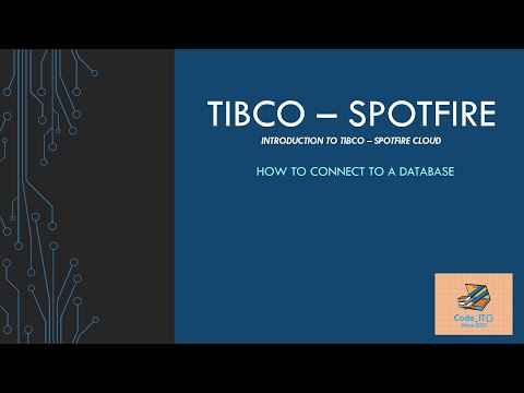 Tibco Spotfire 11.3  Connection with Database