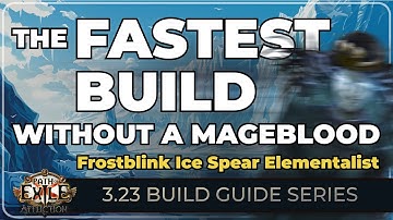 Frostblink of Wintry Blast can reach ABSURD Speeds [PoE 3.23 Affliction]