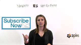 What's the Difference Between a Nonprofit and Not-for-Profit | Aplos Short