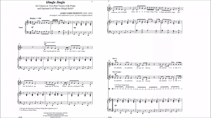 iJingle Jingle (BL938) Arr. by Steve Kupferschmid