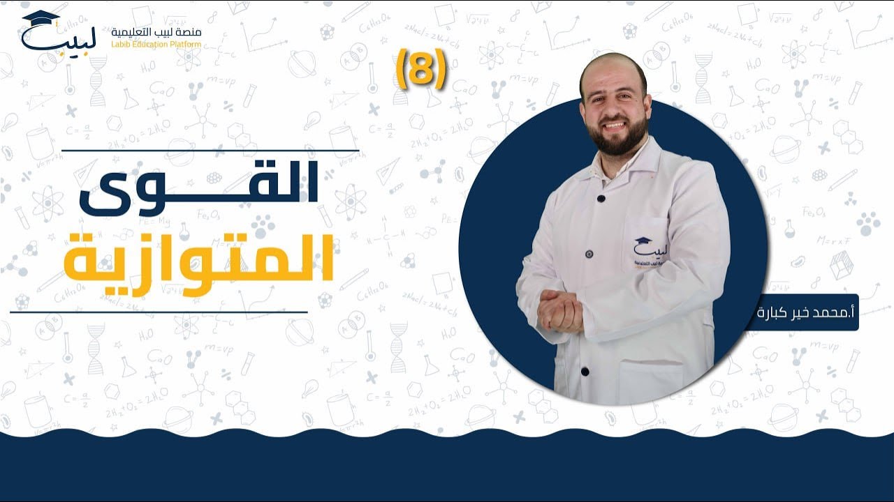  8 القوى المتوازية 🟰 | الصف الثامن 8️⃣ | الفيزياء ⚙️ | أ . محمد خير كبارة 🥇| منصة لبيب التعليمية 🎓