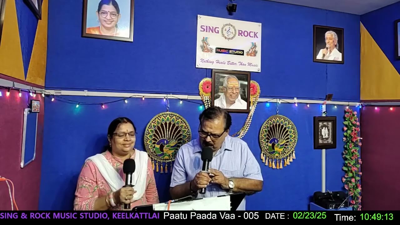 25005-Pattu Paada Vaa-23Feb2025 - Valentine Month Special @ Sing&Rock Music Studio
