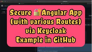 KEYCLOAK 10: How to enable Keycloak SSO login in an Angular Application (with working example)?