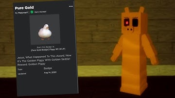 How to get the (Pure gold) badge & morph