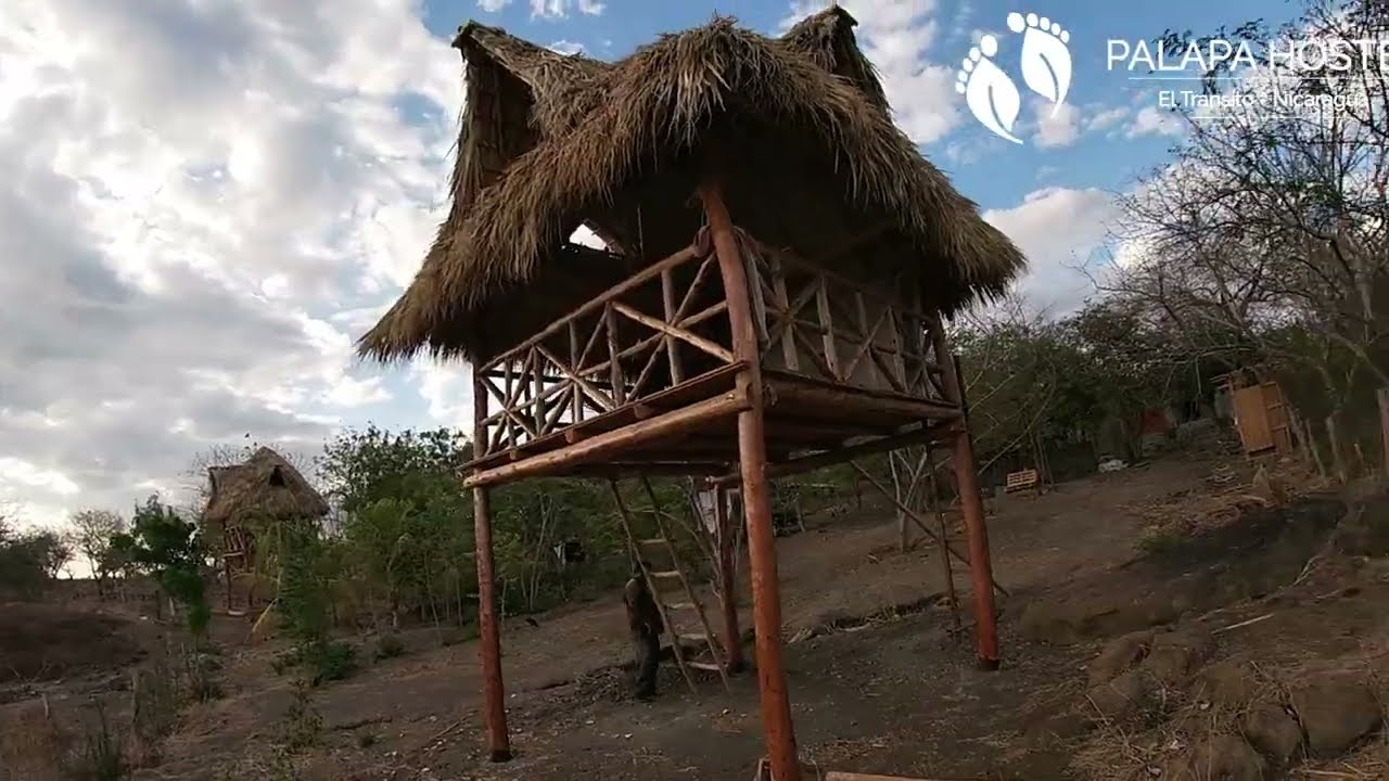 P003- Private Palapa - Building Steps 2022 Palma roof | Eco-Project Serie