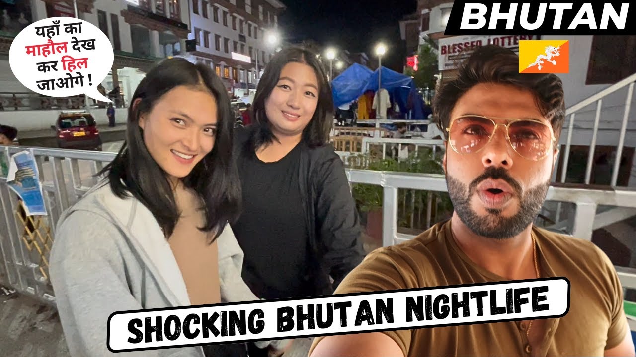 NIGHTLIFE of BHUTAN 🇧🇹 | THIMPHU Nightlife Travel vlog