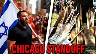 Israeli Protesters in Chicago