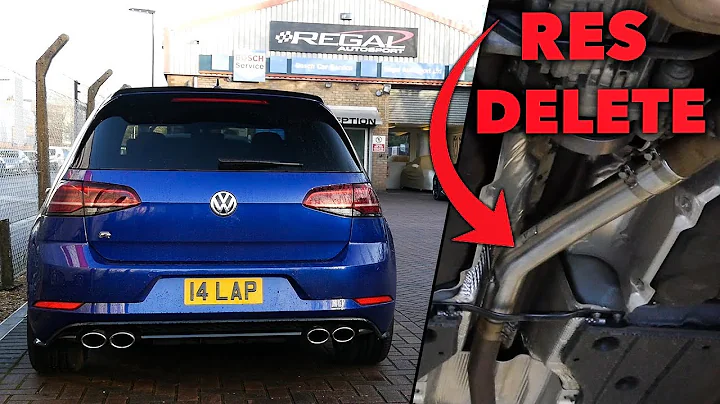Fitting A Resonator Delete Kit to my Golf R!