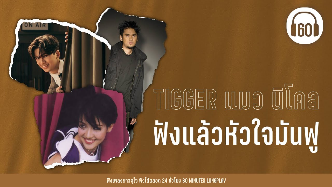 รวมเพลง TIGGER  แมว นิโคล : ฟังแล้วหัวใจมันฟู  [R U OK?,คือฉันรักเธอ,เปรี้ยวใจ]【LONGPLAY】