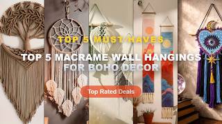 Ultimate Guide to the Best Top 5 Macrame Wall Hangings For Boho Decor - Boho Evil Eye Macrame Wall H