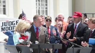 Alabama Chief Justice Roy Moore announces run for U.S. Senate