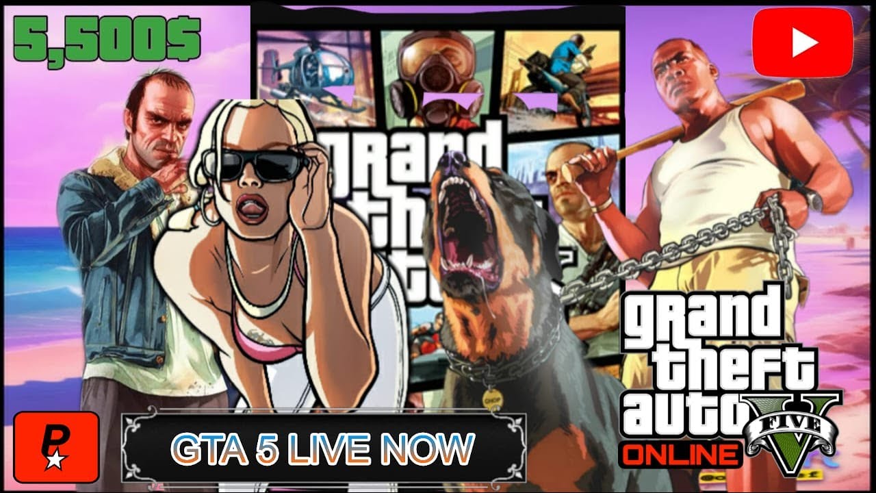 🔴GTA 5 LIVE Full Chaos in Los Santos Explosions Cops Madness Frist Day ...
