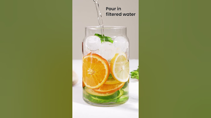 Infused water recipe -- cucumber, lemon, orange