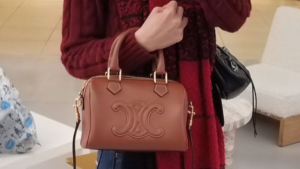 ショルダーバッグ・ポシェット Celine Mini Borsa Boston Cuir Triomphe A must get item from Japan - Celine Cuir Triomphe Boston bag